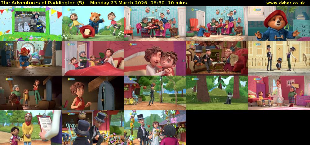 The Adventures of Paddington (5) Monday 23 March 2026 06:50 - 07:00