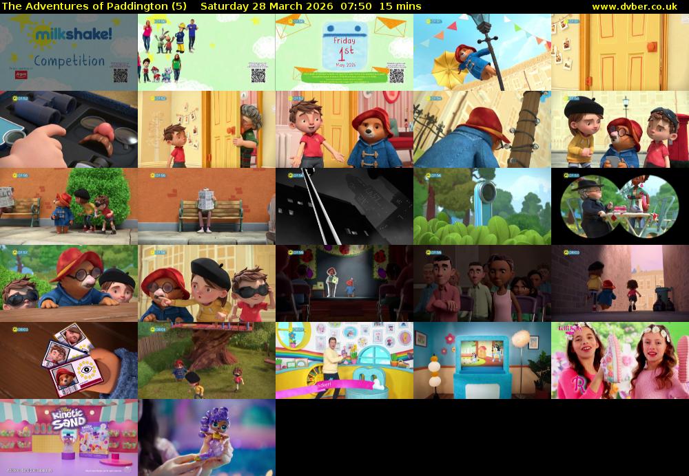 The Adventures of Paddington (5) Saturday 28 March 2026 07:50 - 08:05