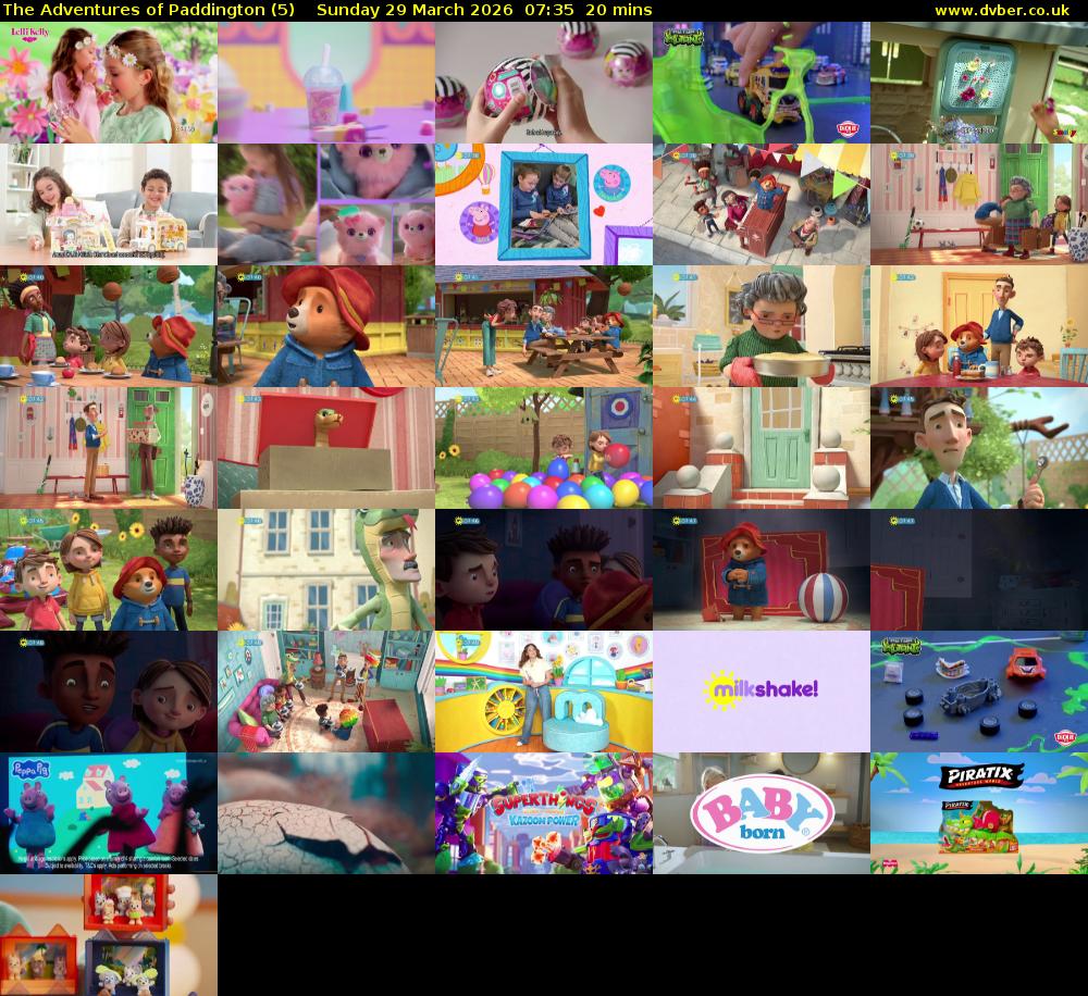 The Adventures of Paddington (5) Sunday 29 March 2026 07:35 - 07:55