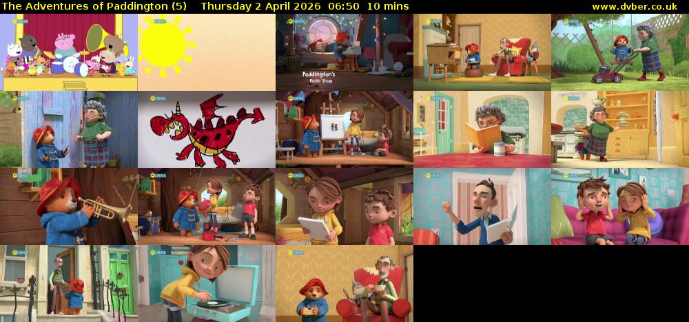 The Adventures of Paddington (5) Thursday 2 April 2026 06:50 - 07:00