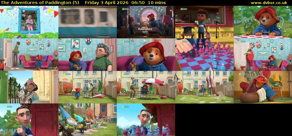 The Adventures of Paddington (5) Friday 3 April 2026 06:50 - 07:00