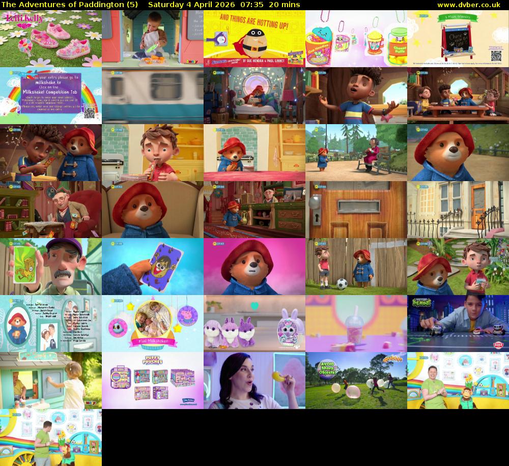 The Adventures of Paddington (5) Saturday 4 April 2026 07:35 - 07:55