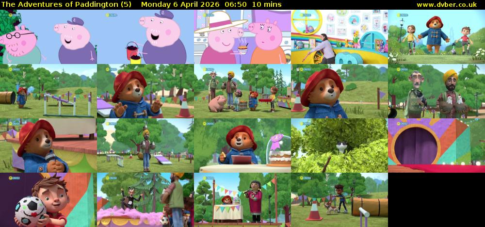 The Adventures of Paddington (5) Monday 6 April 2026 06:50 - 07:00