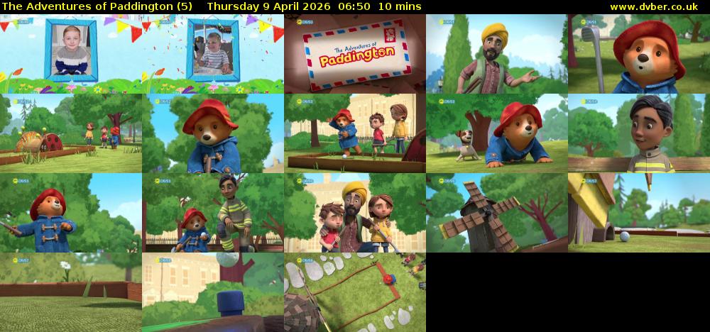 The Adventures of Paddington (5) Thursday 9 April 2026 06:50 - 07:00
