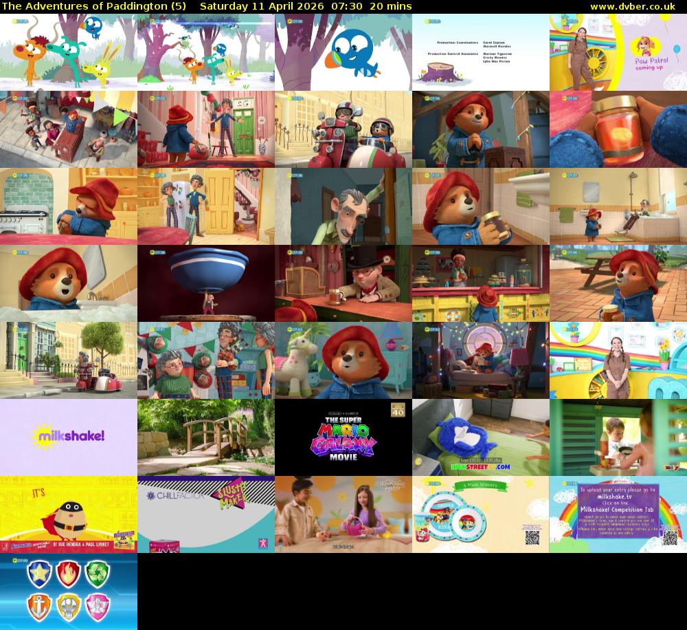 The Adventures of Paddington (5) Saturday 11 April 2026 07:30 - 07:50