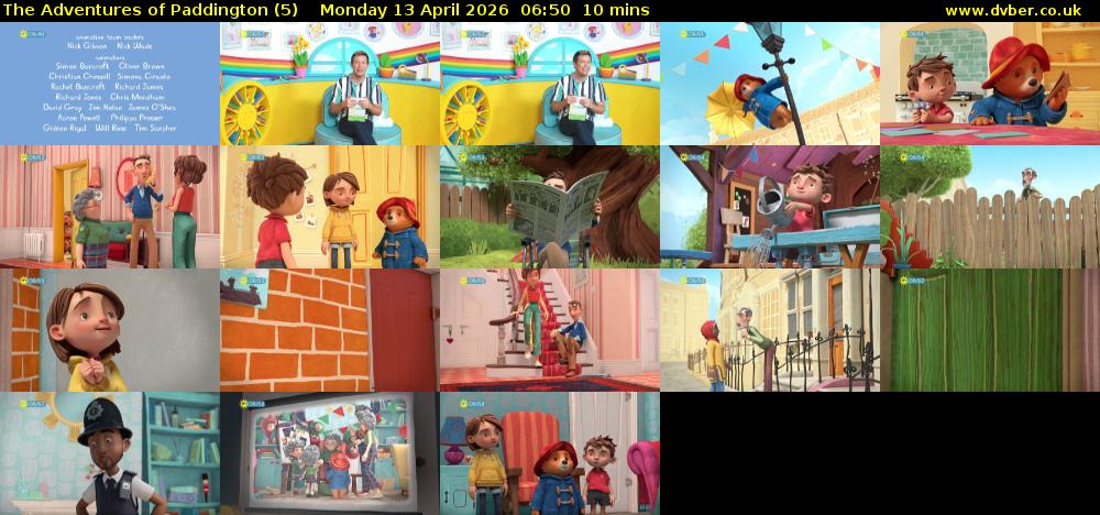 The Adventures of Paddington (5) Monday 13 April 2026 06:50 - 07:00