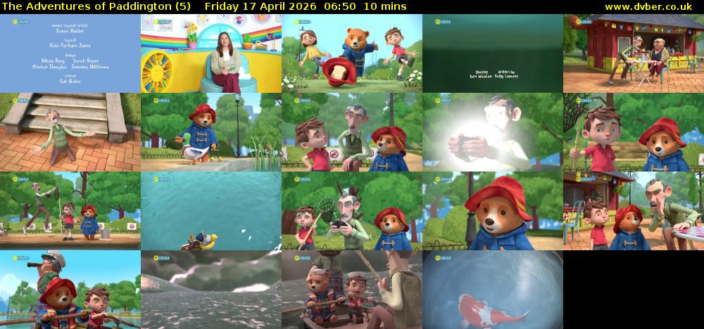 The Adventures of Paddington (5) Friday 17 April 2026 06:50 - 07:00