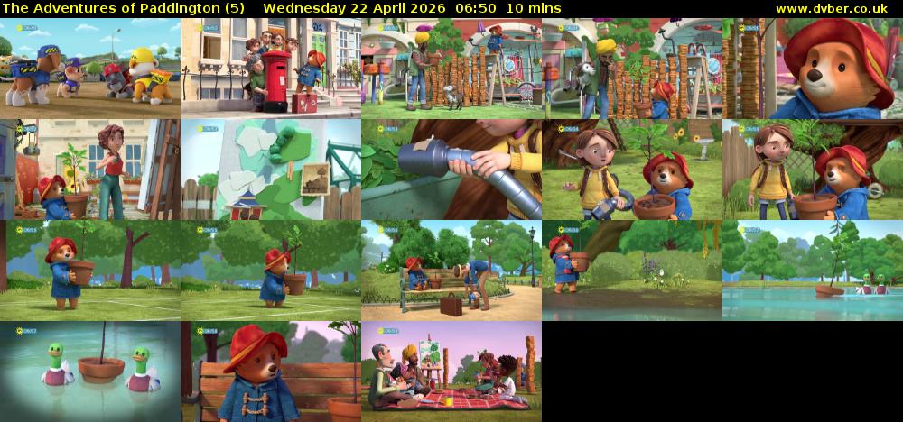 The Adventures of Paddington (5) Wednesday 22 April 2026 06:50 - 07:00