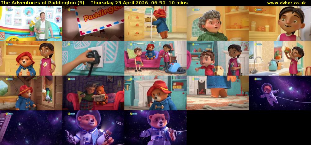 The Adventures of Paddington (5) Thursday 23 April 2026 06:50 - 07:00