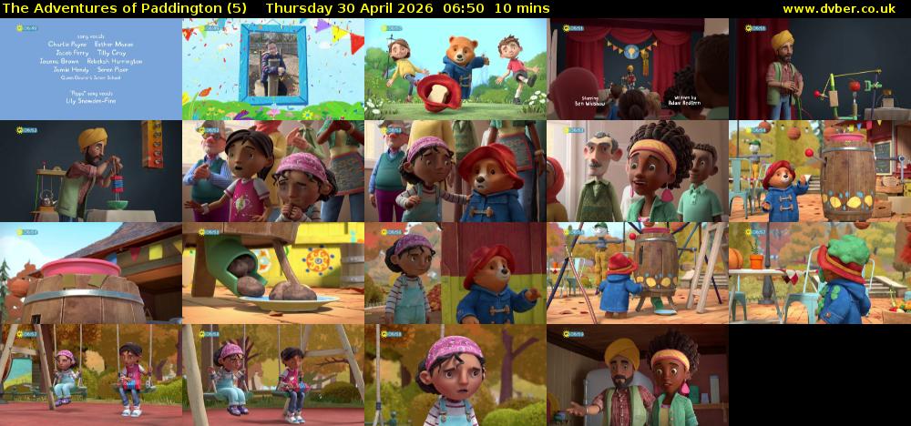 The Adventures of Paddington (5) Thursday 30 April 2026 06:50 - 07:00