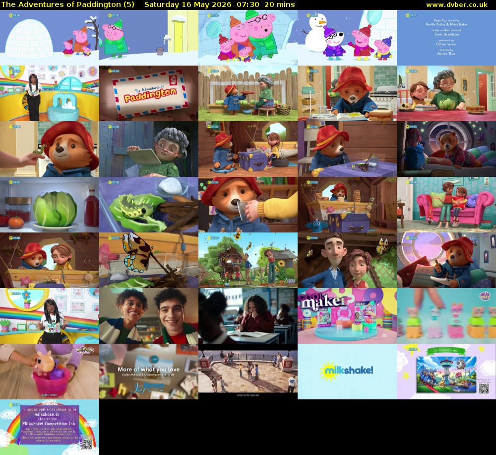 The Adventures of Paddington (5) Saturday 16 May 2026 07:30 - 07:50