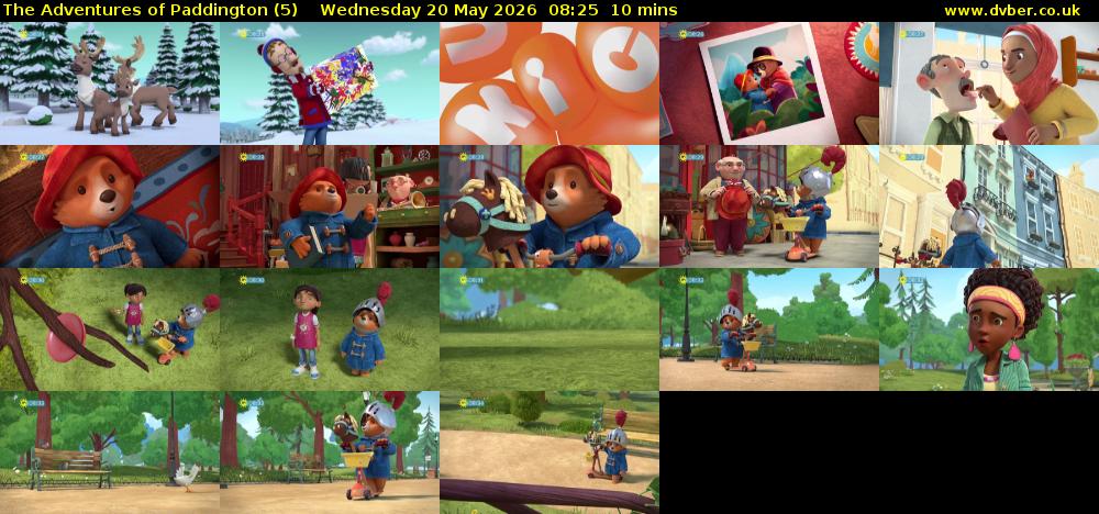 The Adventures of Paddington (5) Wednesday 20 May 2026 08:25 - 08:35