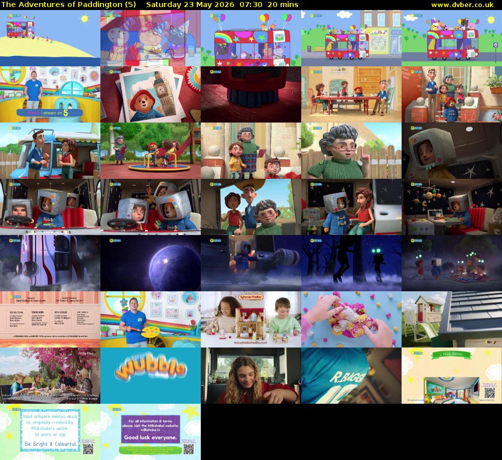 The Adventures of Paddington (5) Saturday 23 May 2026 07:30 - 07:50