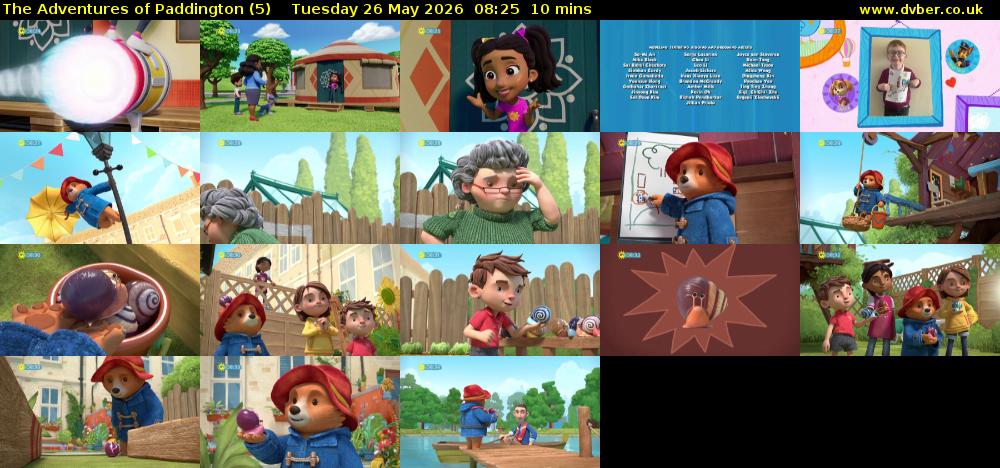 The Adventures of Paddington (5) Tuesday 26 May 2026 08:25 - 08:35