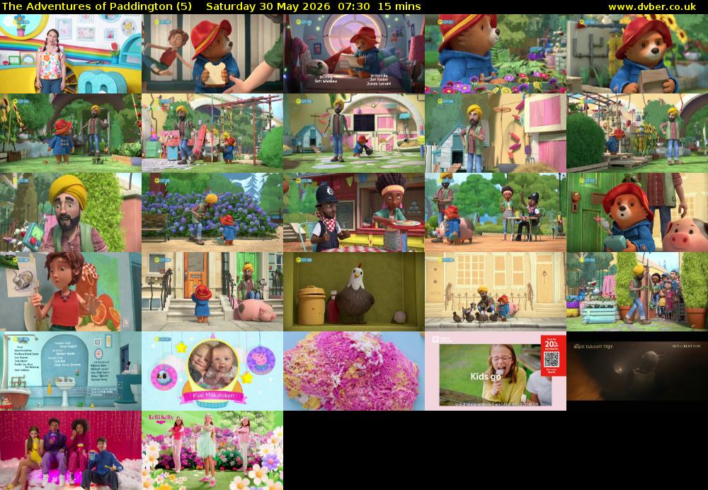 The Adventures of Paddington (5) Saturday 30 May 2026 07:30 - 07:45