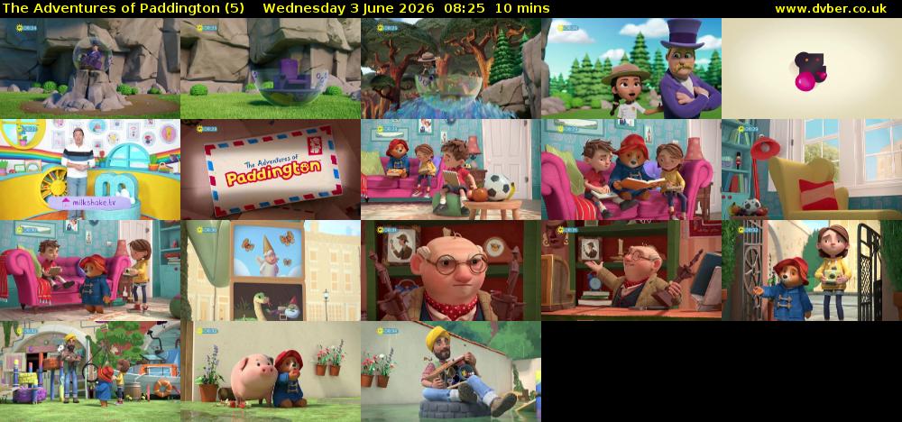 The Adventures of Paddington (5) Wednesday 3 June 2026 08:25 - 08:35