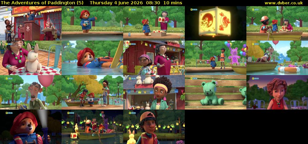 The Adventures of Paddington (5) Thursday 4 June 2026 08:30 - 08:40