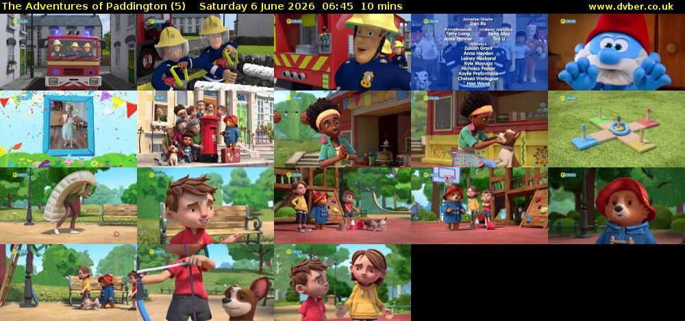 The Adventures of Paddington (5) Saturday 6 June 2026 06:45 - 06:55