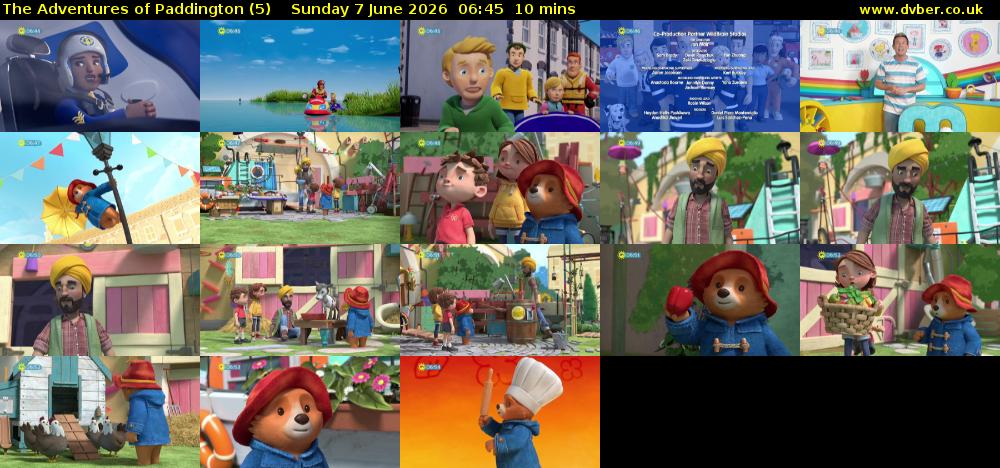 The Adventures of Paddington (5) Sunday 7 June 2026 06:45 - 06:55