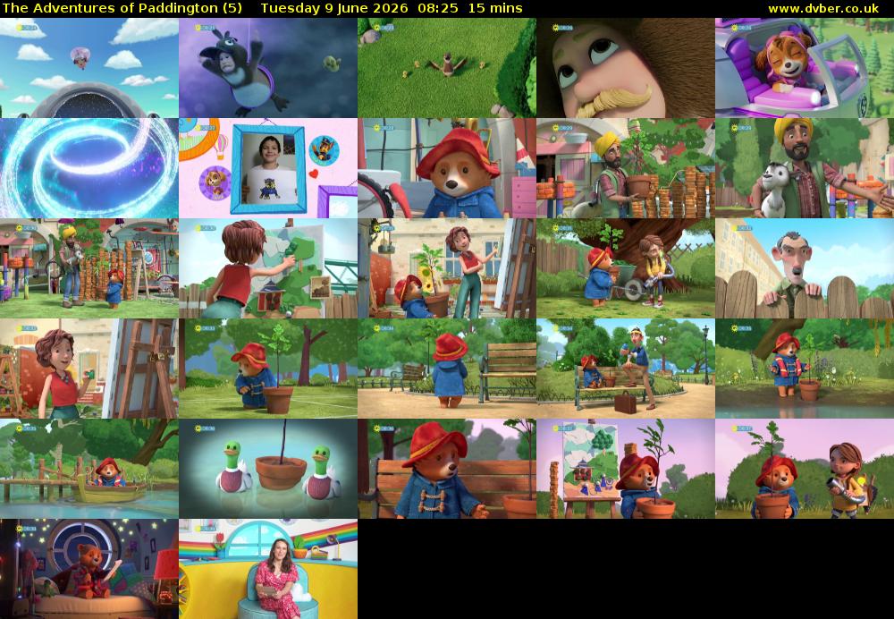 The Adventures of Paddington (5) Tuesday 9 June 2026 08:25 - 08:40