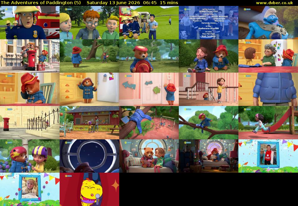 The Adventures of Paddington (5) Saturday 13 June 2026 06:45 - 07:00