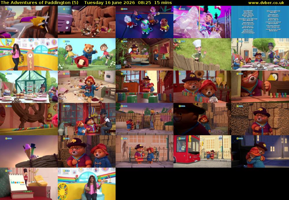 The Adventures of Paddington (5) Tuesday 16 June 2026 08:25 - 08:40