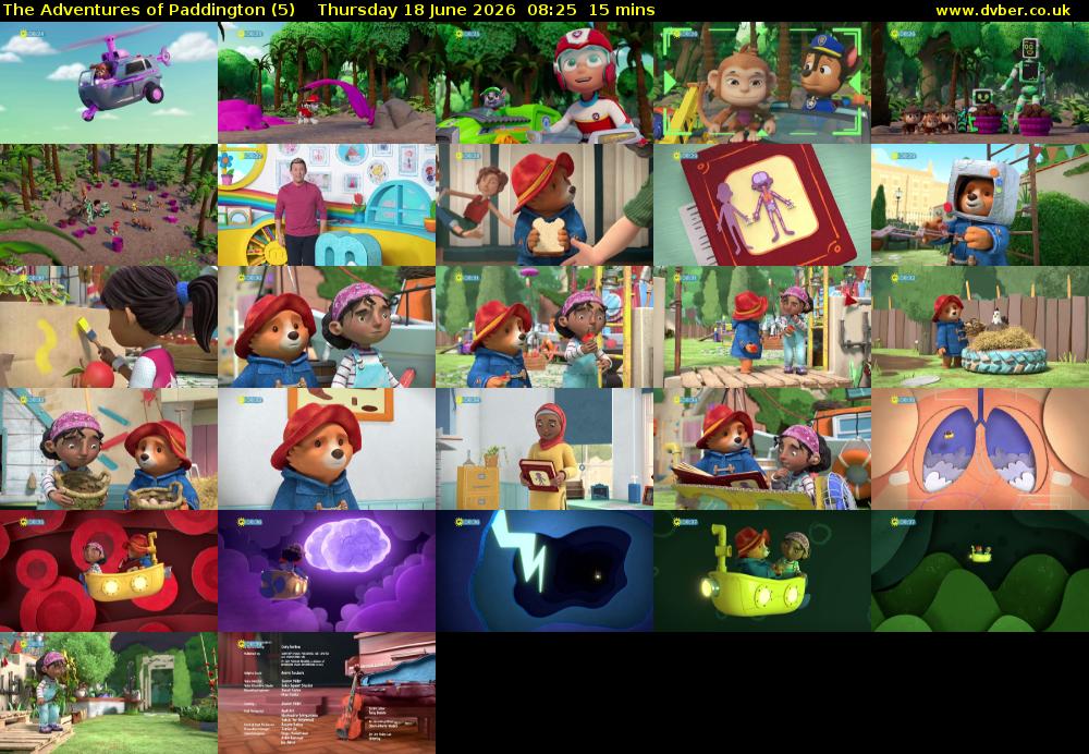 The Adventures of Paddington (5) Thursday 18 June 2026 08:25 - 08:40