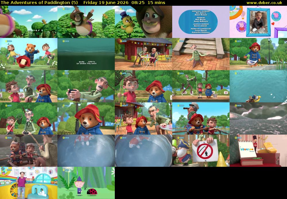 The Adventures of Paddington (5) Friday 19 June 2026 08:25 - 08:40