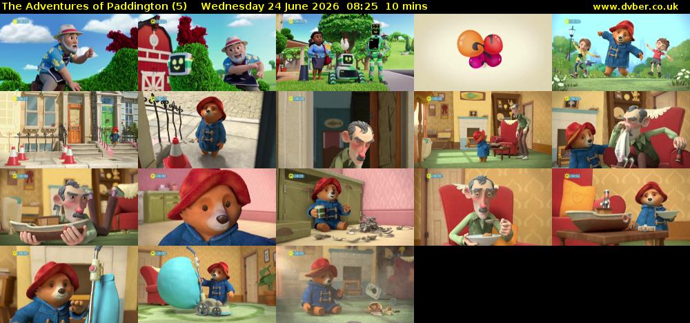 The Adventures of Paddington (5) Wednesday 24 June 2026 08:25 - 08:35