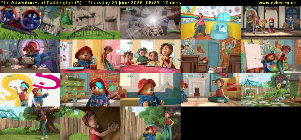 The Adventures of Paddington (5) Thursday 25 June 2026 08:25 - 08:35