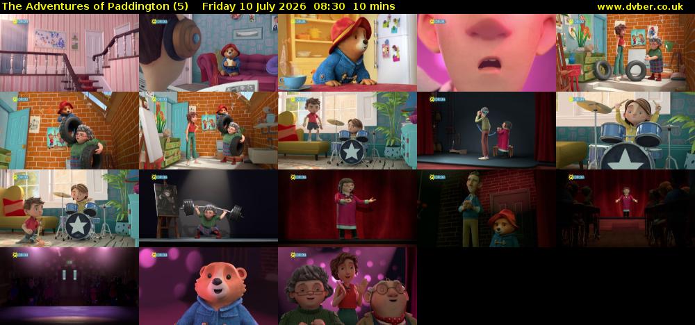 The Adventures of Paddington (5) Friday 10 July 2026 08:30 - 08:40