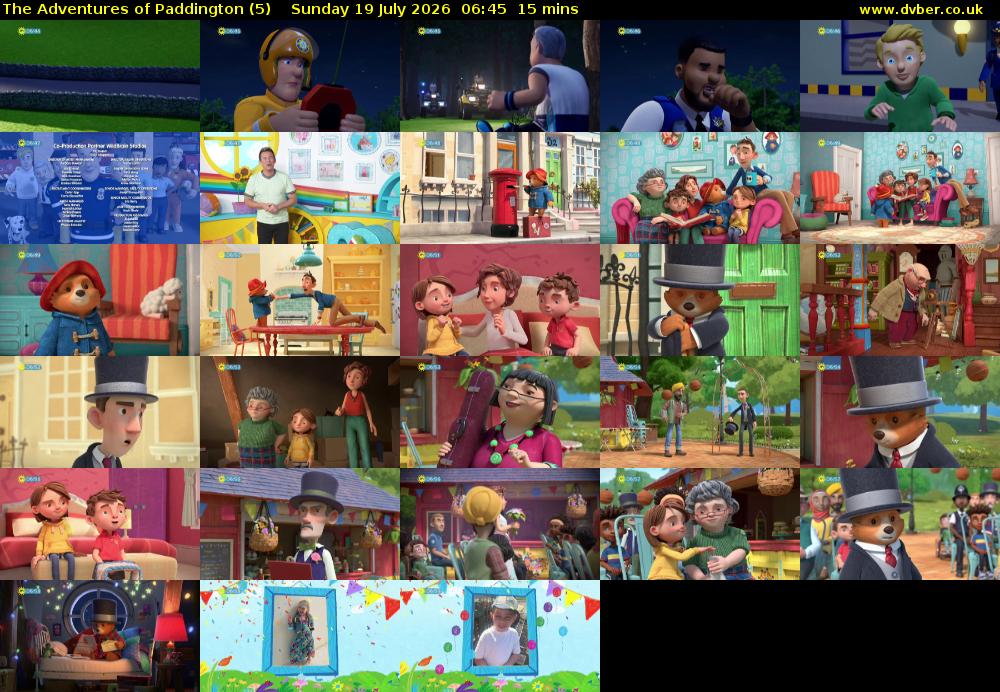 The Adventures of Paddington (5) Sunday 19 July 2026 06:45 - 07:00