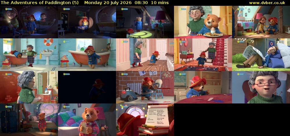 The Adventures of Paddington (5) Monday 20 July 2026 08:30 - 08:40