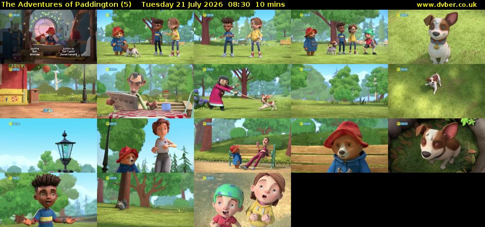 The Adventures of Paddington (5) Tuesday 21 July 2026 08:30 - 08:40