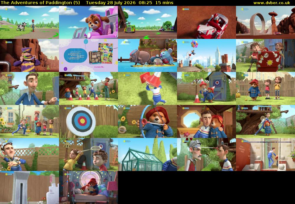 The Adventures of Paddington (5) Tuesday 28 July 2026 08:25 - 08:40
