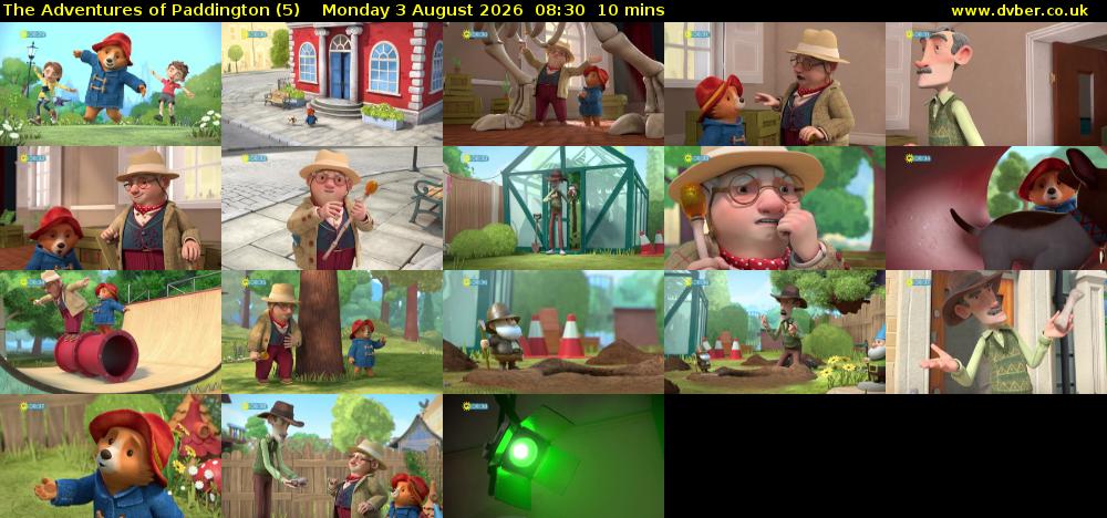 The Adventures of Paddington (5) Monday 3 August 2026 08:30 - 08:40