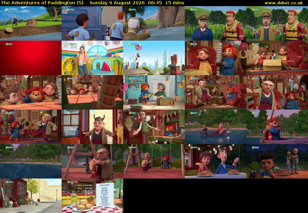 The Adventures of Paddington (5) Sunday 9 August 2026 06:45 - 07:00