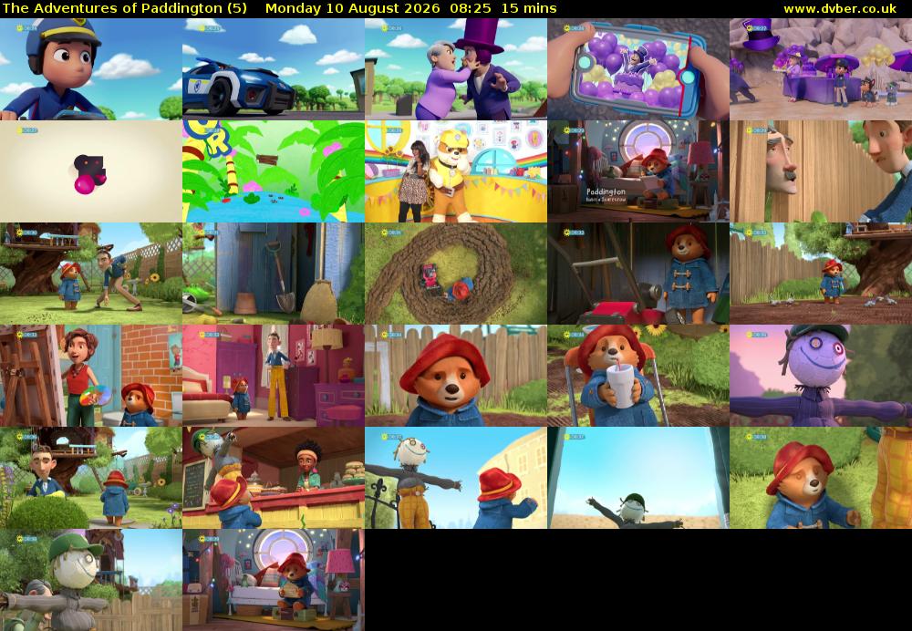 The Adventures of Paddington (5) Monday 10 August 2026 08:25 - 08:40