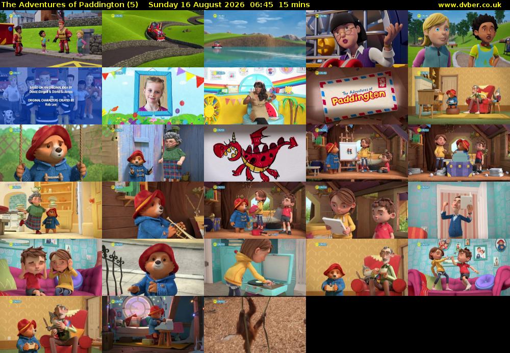 The Adventures of Paddington (5) Sunday 16 August 2026 06:45 - 07:00