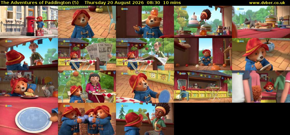 The Adventures of Paddington (5) Thursday 20 August 2026 08:30 - 08:40
