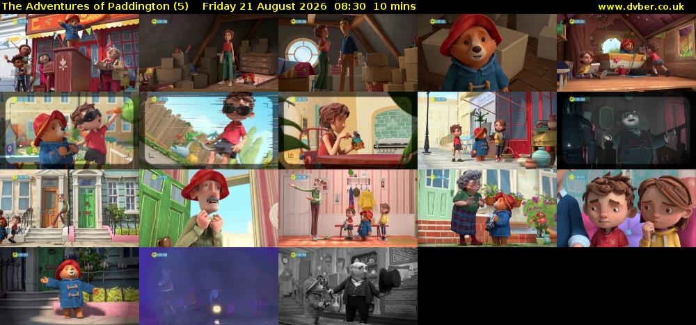 The Adventures of Paddington (5) Friday 21 August 2026 08:30 - 08:40