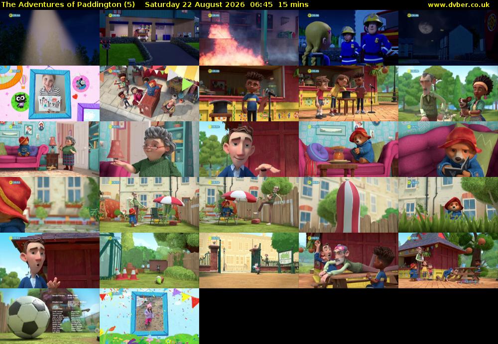 The Adventures of Paddington (5) Saturday 22 August 2026 06:45 - 07:00