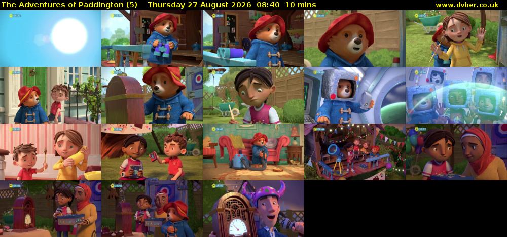 The Adventures of Paddington (5) Thursday 27 August 2026 08:40 - 08:50