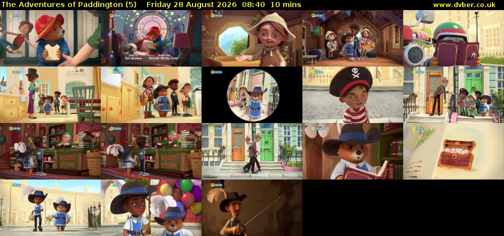 The Adventures of Paddington (5) Friday 28 August 2026 08:40 - 08:50