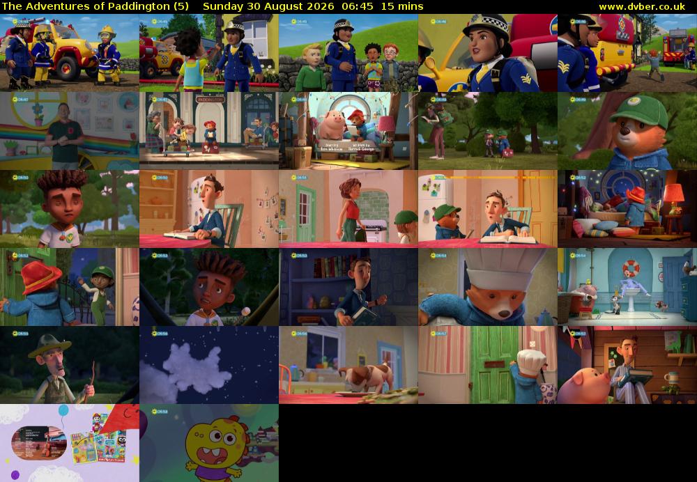The Adventures of Paddington (5) Sunday 30 August 2026 06:45 - 07:00