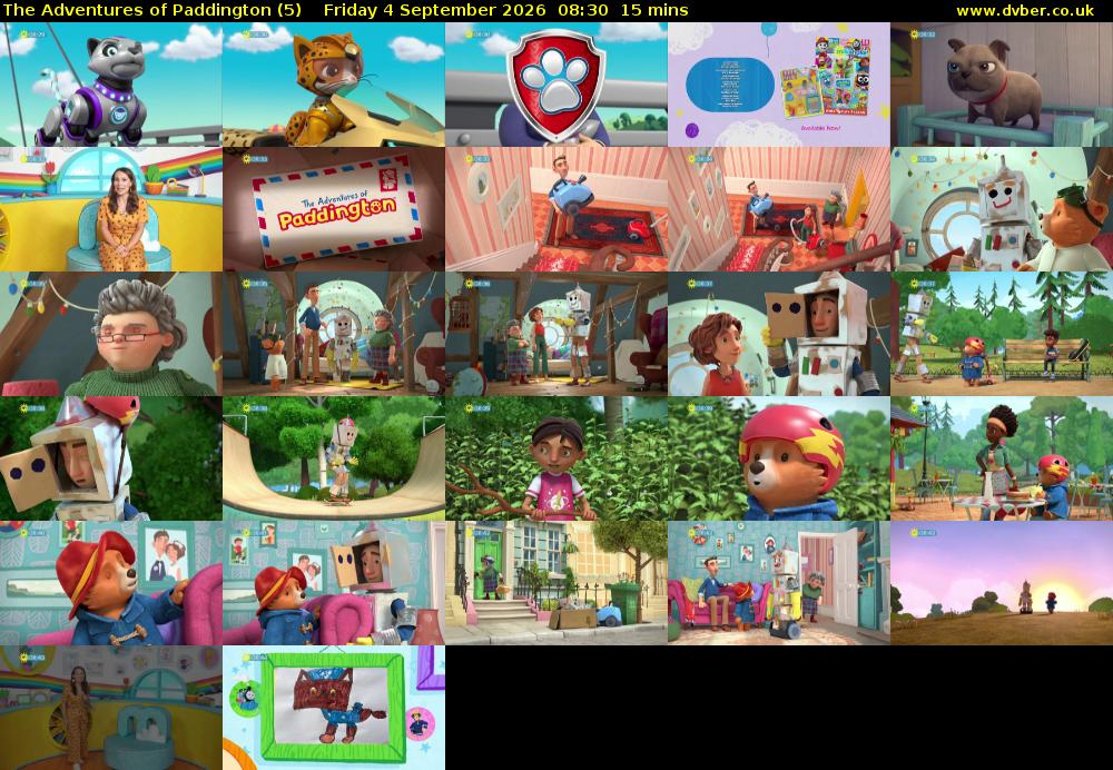 The Adventures of Paddington (5) Friday 4 September 2026 08:30 - 08:45