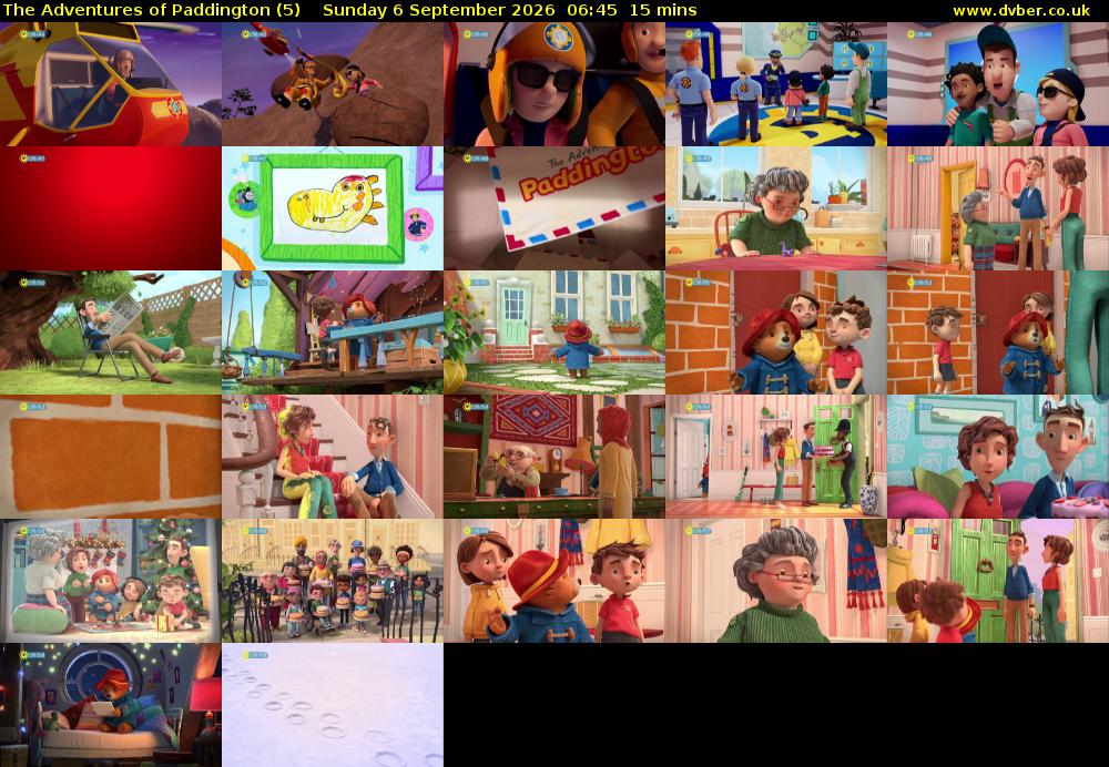The Adventures of Paddington (5) Sunday 6 September 2026 06:45 - 07:00