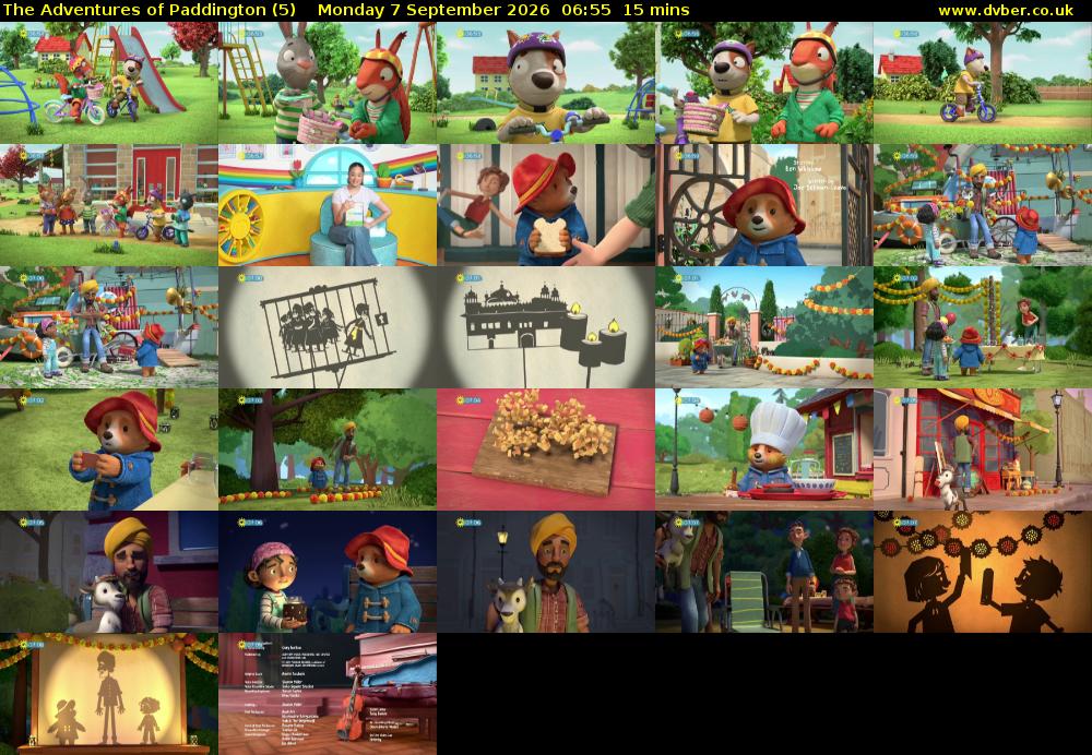 The Adventures of Paddington (5) Monday 7 September 2026 06:55 - 07:10