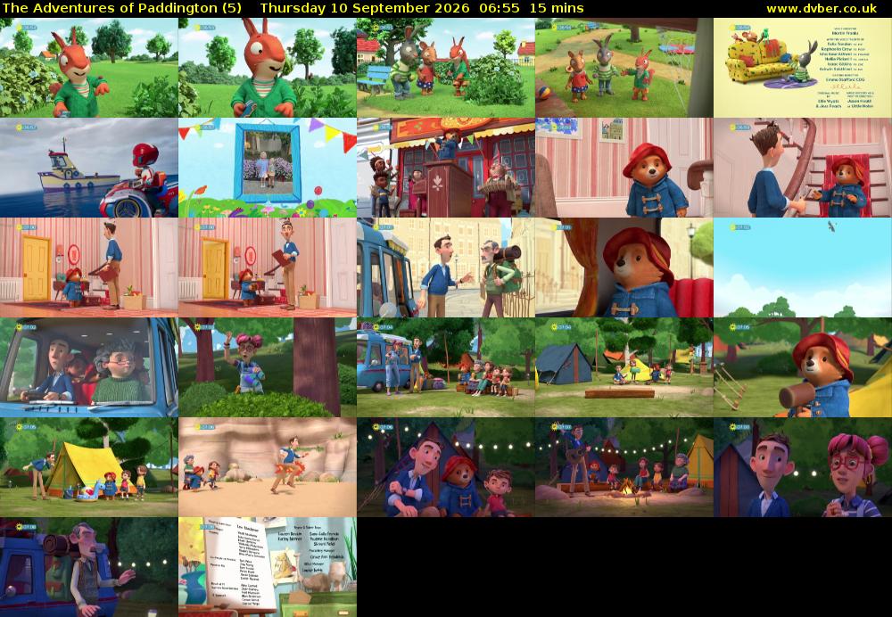 The Adventures of Paddington (5) Thursday 10 September 2026 06:55 - 07:10