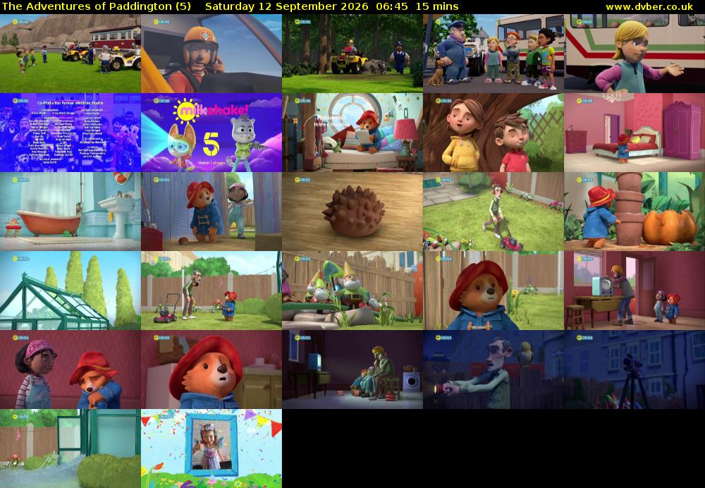 The Adventures of Paddington (5) Saturday 12 September 2026 06:45 - 07:00
